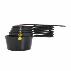6 Piece Measuring Cups - Black