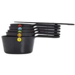 OXO - Good Grips 6 Piece Black Plastic Measuring Cup Set