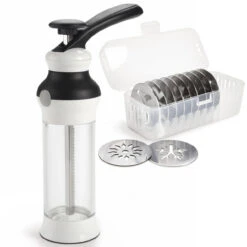 OXO - Cookie Press Set With Disk Storage Case & 12 Patterned Disks