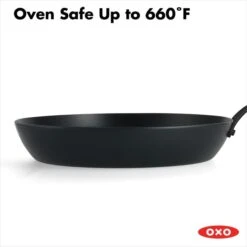 OXO Obsidian Carbon Steel 12" Frypan With Silicone Sleeve 14 OXO Obsidian Carbon Steel 12" Frypan With Silicone Sleeve -KitchenCraft Deals Store cc005101 001 6