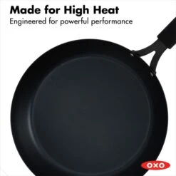 OXO Obsidian Carbon Steel 12" Frypan With Silicone Sleeve 15 OXO Obsidian Carbon Steel 12" Frypan With Silicone Sleeve -KitchenCraft Deals Store cc005101 001 7
