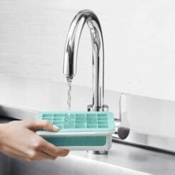 Covered Silicone Ice Cube Tray-Cocktail Cubes -KitchenCraft Deals Store covered silicone ice cube tray cocktail cubes 11154300 9