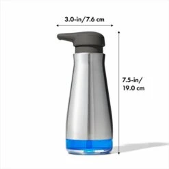 Stainless Steel Soap Dispenser -KitchenCraft Deals Store gg 13273700 8dim 1
