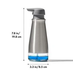 Stainless Steel Foaming Soap Dispenser -KitchenCraft Deals Store gg 13331100 ssfoamingsoapdispenser apdp 01 dim