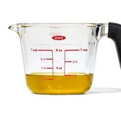 OXO 1 Cup Glass Measuring Cup -KitchenCraft Deals Store oxo oxo 1 cup glass measuring cup 2