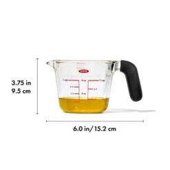 OXO 1 Cup Glass Measuring Cup -KitchenCraft Deals Store oxo oxo 1 cup glass measuring cup 6