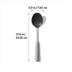OXO 13" Steel Silicone Cooking Spoon -KitchenCraft Deals Store oxo oxo 13 steel silicone cooking spoon 3