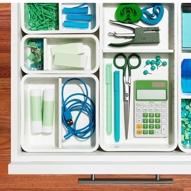 Oxo 2 Piece Adjustable Drawer Bin Set 3 Oxo 2 Piece Adjustable Drawer Bin Set - Image 3