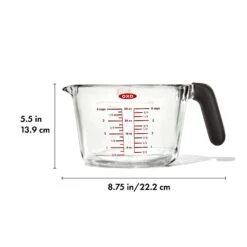 OXO 4 Cup Glass Measuring Cup -KitchenCraft Deals Store oxo oxo 4 cup glass measuring cup 6