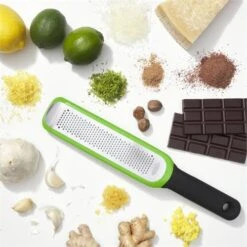 OXO Etched Zester, Green -KitchenCraft Deals Store oxo oxo etched zester green 2