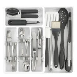 OXO Expandable Utensil Organizer -KitchenCraft Deals Store oxo oxo expandable utensil organizer 2