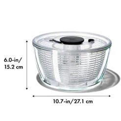 OXO Glass Salad Spinner -KitchenCraft Deals Store oxo oxo glass salad spinner 5