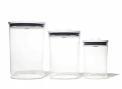 OXO Good Grips 3-Piece POP Round Canister Set