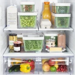 Oxo Large Green Saver Produce Keeper -KitchenCraft Deals Store oxo oxo large green saver produce keeper 4