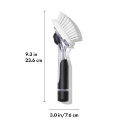 OXO Nylon Bristle Soap Dispensing Dish Brush -KitchenCraft Deals Store oxo oxo nylon bristle soap dispensing dish brush 3