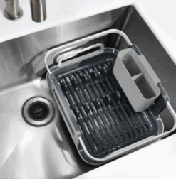 OXO Over-the-sink Aluminum Dish Rack -KitchenCraft Deals Store oxo oxo over the sink aluminum dish rack 6