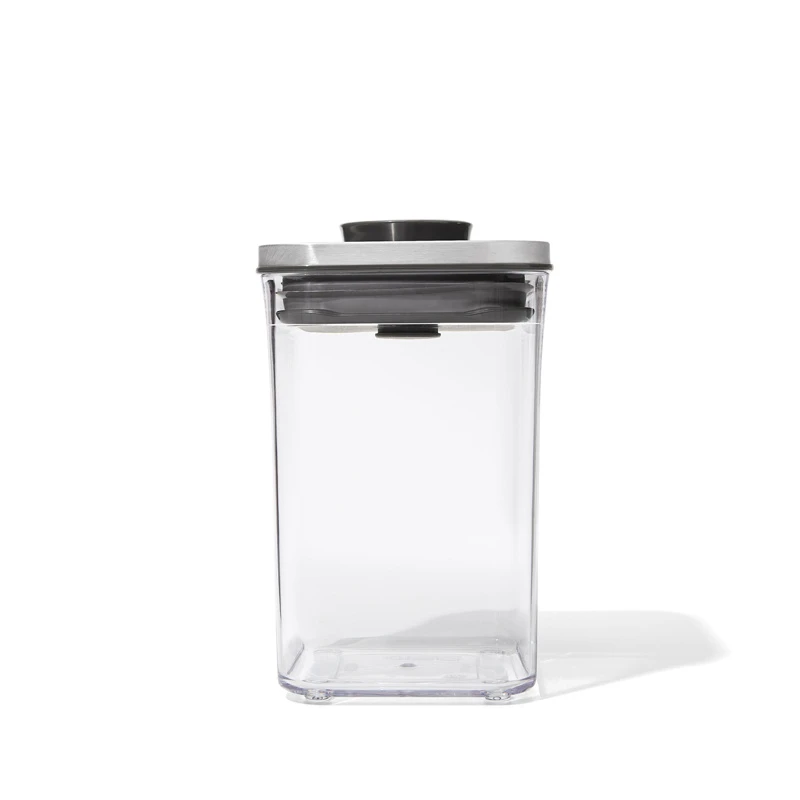 Oxo Steel POP 2.0 Small Square Short Container 1 L 2 Oxo Steel POP 2.0 Small Square Short Container 1 L - Image 2