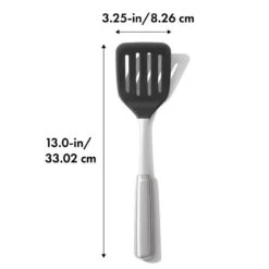 OXO SteeL® Silicone Turner -KitchenCraft Deals Store oxo oxo steel silicone turner 4