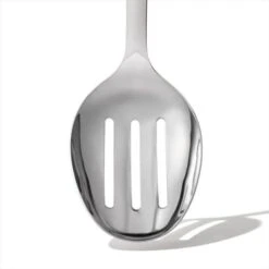 OXO Steel Slotted Cooking Spoon -KitchenCraft Deals Store oxo oxo steel slotted cooking spoon 3