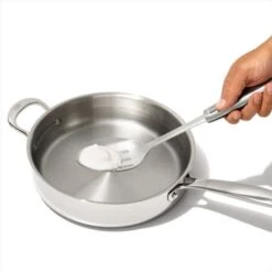 OXO Steel Slotted Cooking Spoon -KitchenCraft Deals Store oxo oxo steel slotted cooking spoon 6