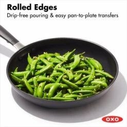 Non-Stick 10 Inch Frying Pan -KitchenCraft Deals Store oxo 10infrypan rollededges 1