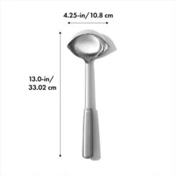 OXO Steel Ladle -KitchenCraft Deals Store stl 3120500 8dim