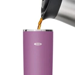 OXO Strive 20 Oz. Insulated Tumbler -KitchenCraft Deals Store str 11348000 20oztumblerwitheasycloselid amethyst pdp 03