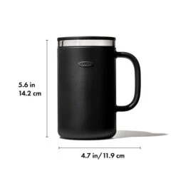 Insulated Coffee Mug With Handle 16 Oz -KitchenCraft Deals Store str 11384000 coffeemug apdp 01 dim